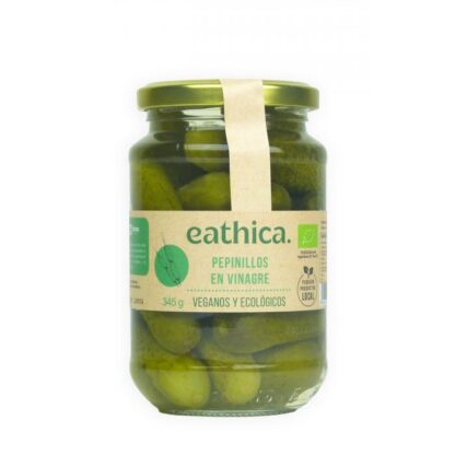 Cogombrets en vinagre eathica BIO 345 g
